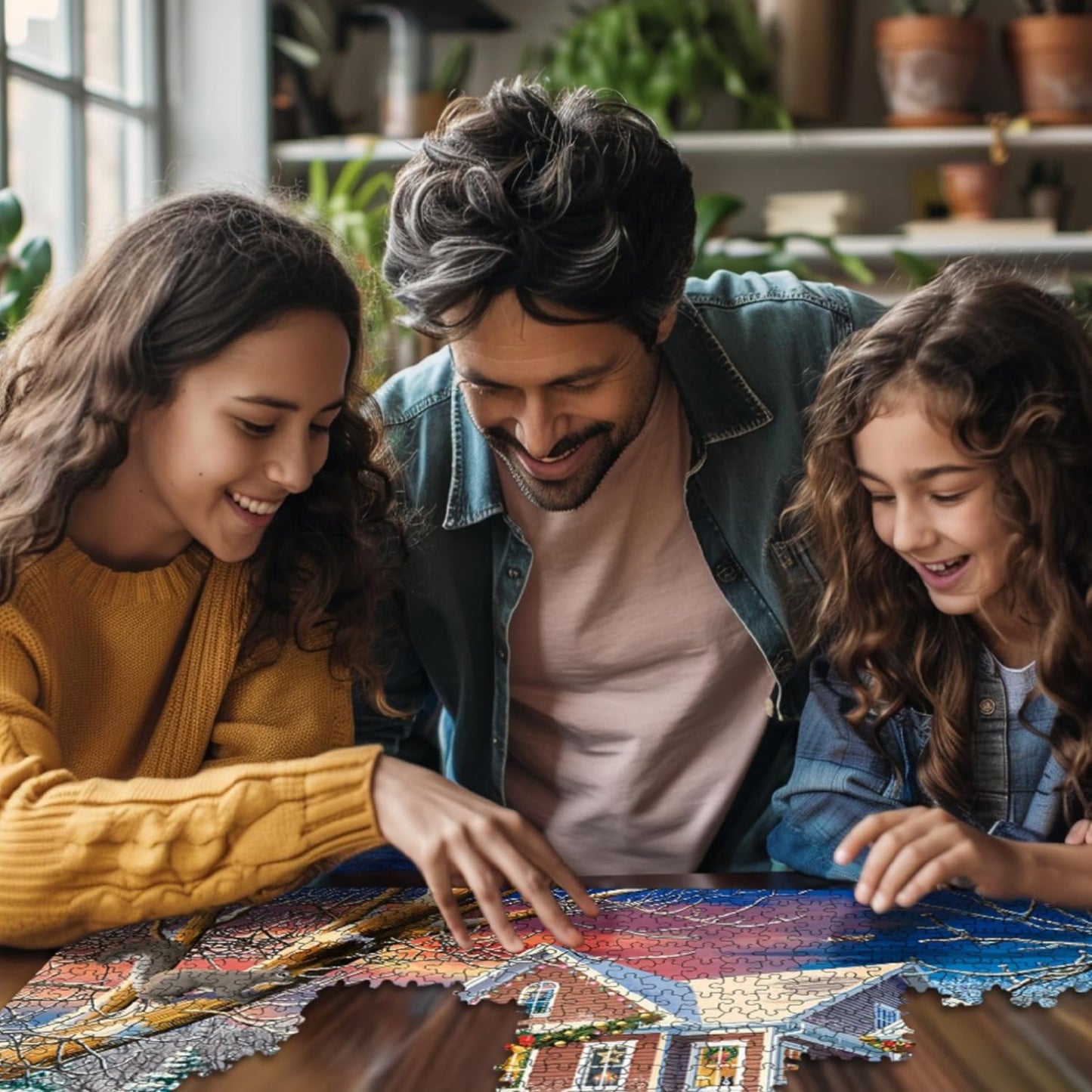 1000 Piece Family Christmas Puzzle