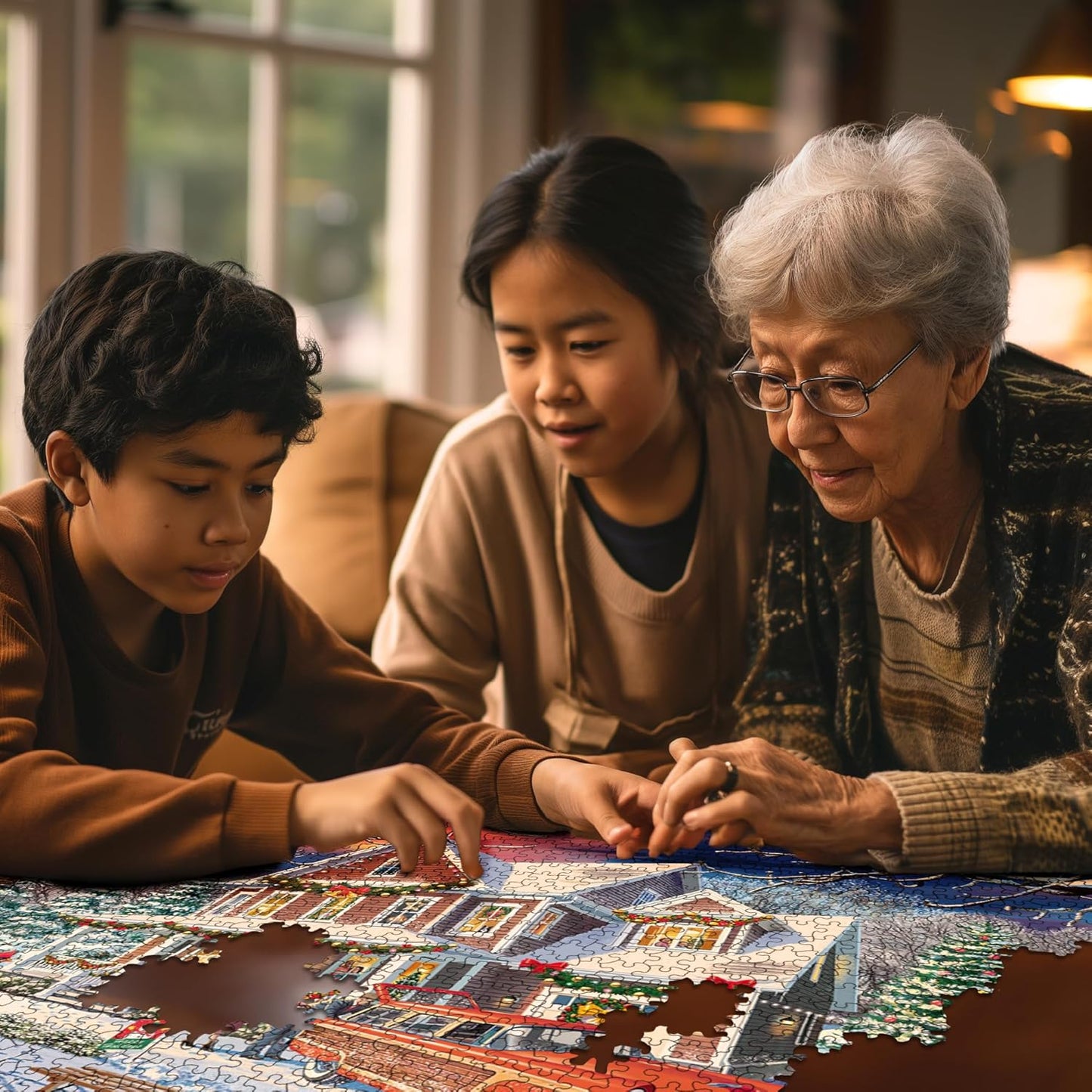 1000 Piece Family Christmas Puzzle