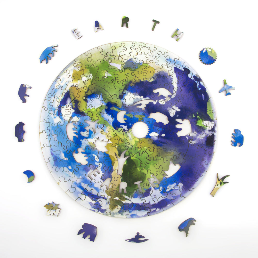 Earth Jigsaw Wooden Puzzle