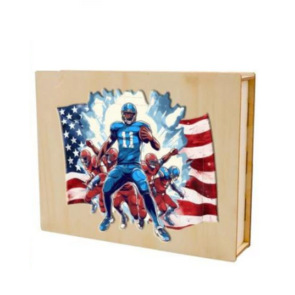 Football Wooden Jigsaw Puzzle