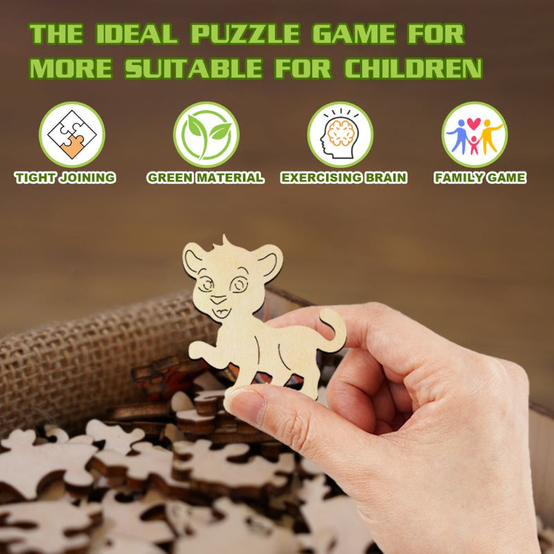 Leopard Wooden Jigsaw Puzzle