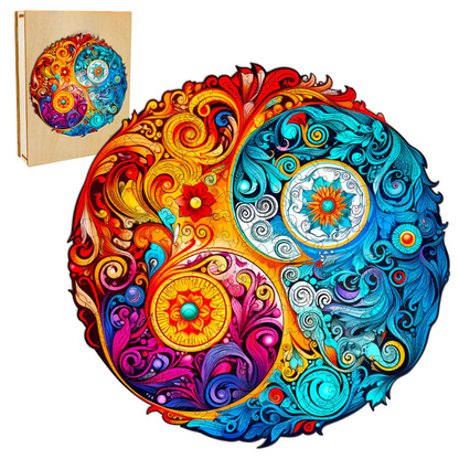 Mandala Art Wooden Jigsaw Puzzle