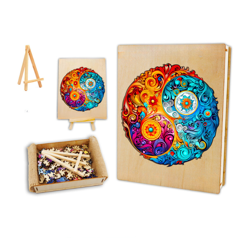 Mandala Art Wooden Jigsaw Puzzle