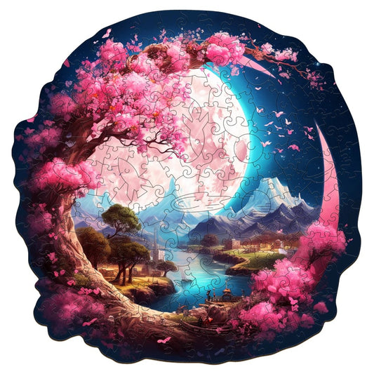 Moon Wooden Jigsaw Puzzle