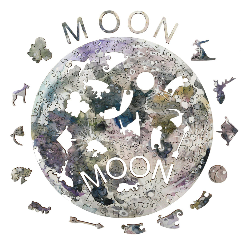 Moon Wooden Jigsaw Puzzle