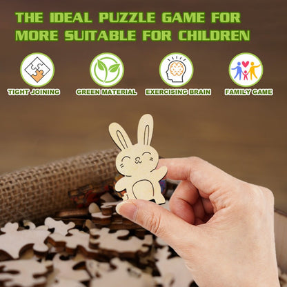Rabbit Wooden Jigsaw Puzzle
