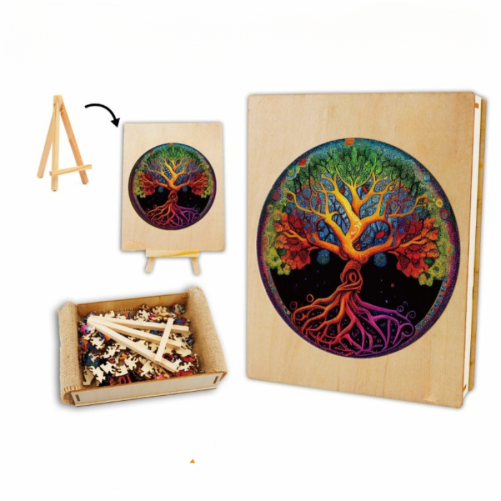Tree Themed Wooden Puzzle