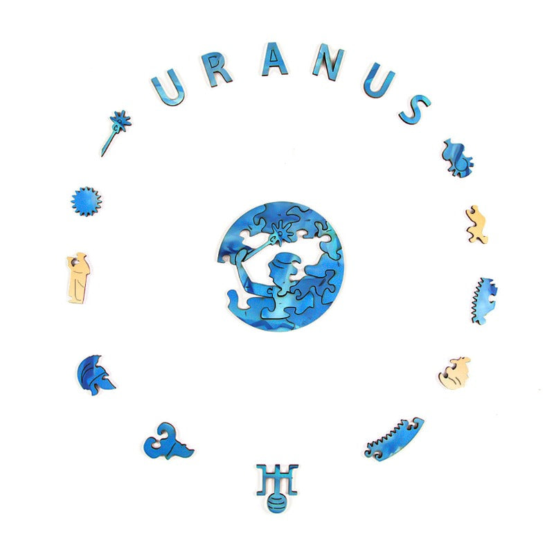 Uranus Planet Wooden Jigsaw Puzzle