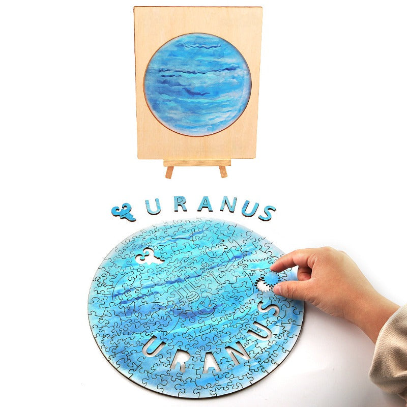 Uranus Planet Wooden Jigsaw Puzzle