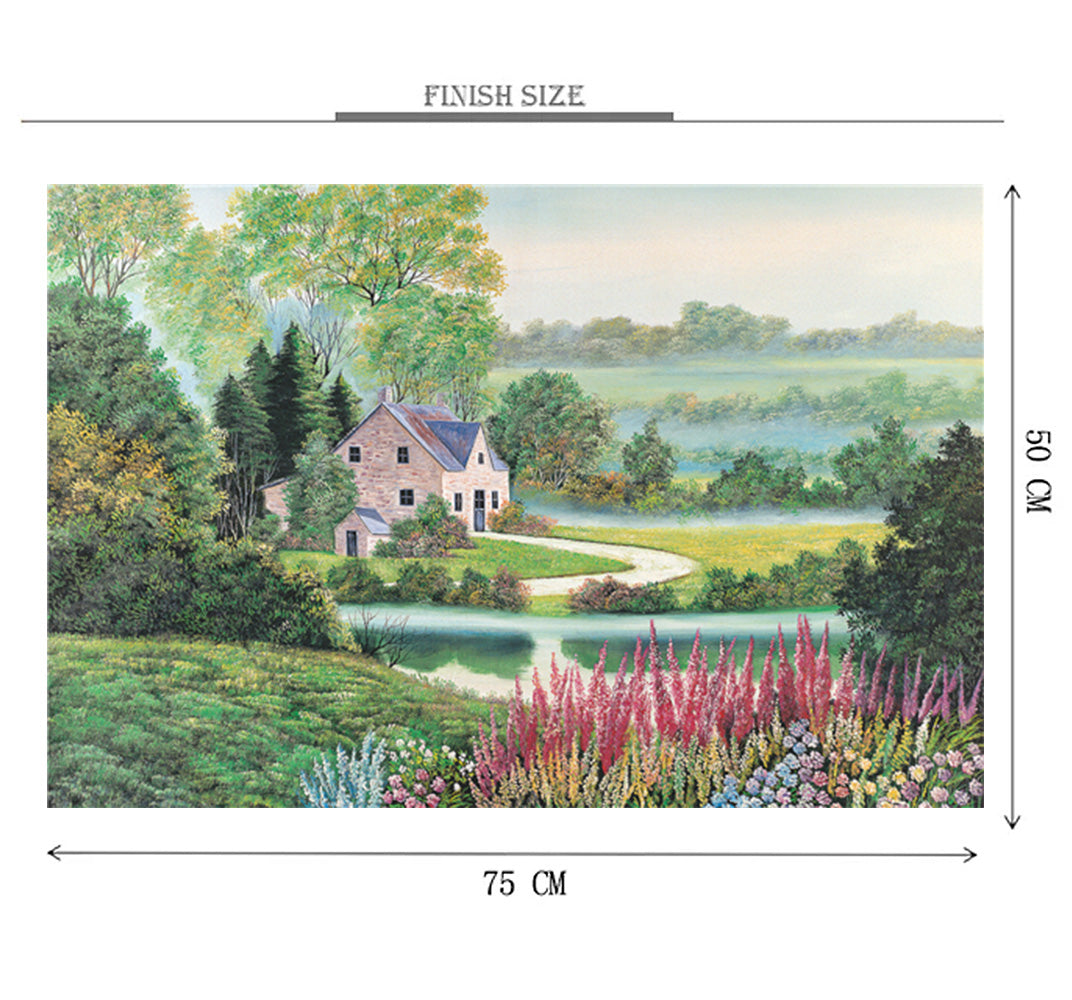 Little Home Wooden 1000 Piece Jigsaw Puzzle Toy For Adults and Kids
