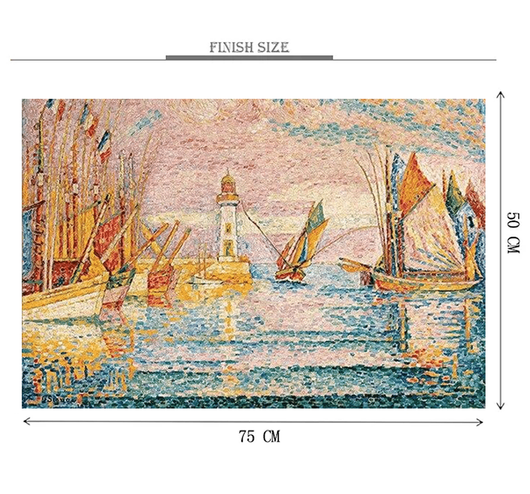 River Dock Wooden 1000 Piece Jigsaw Puzzle Toy For Adults and Kids