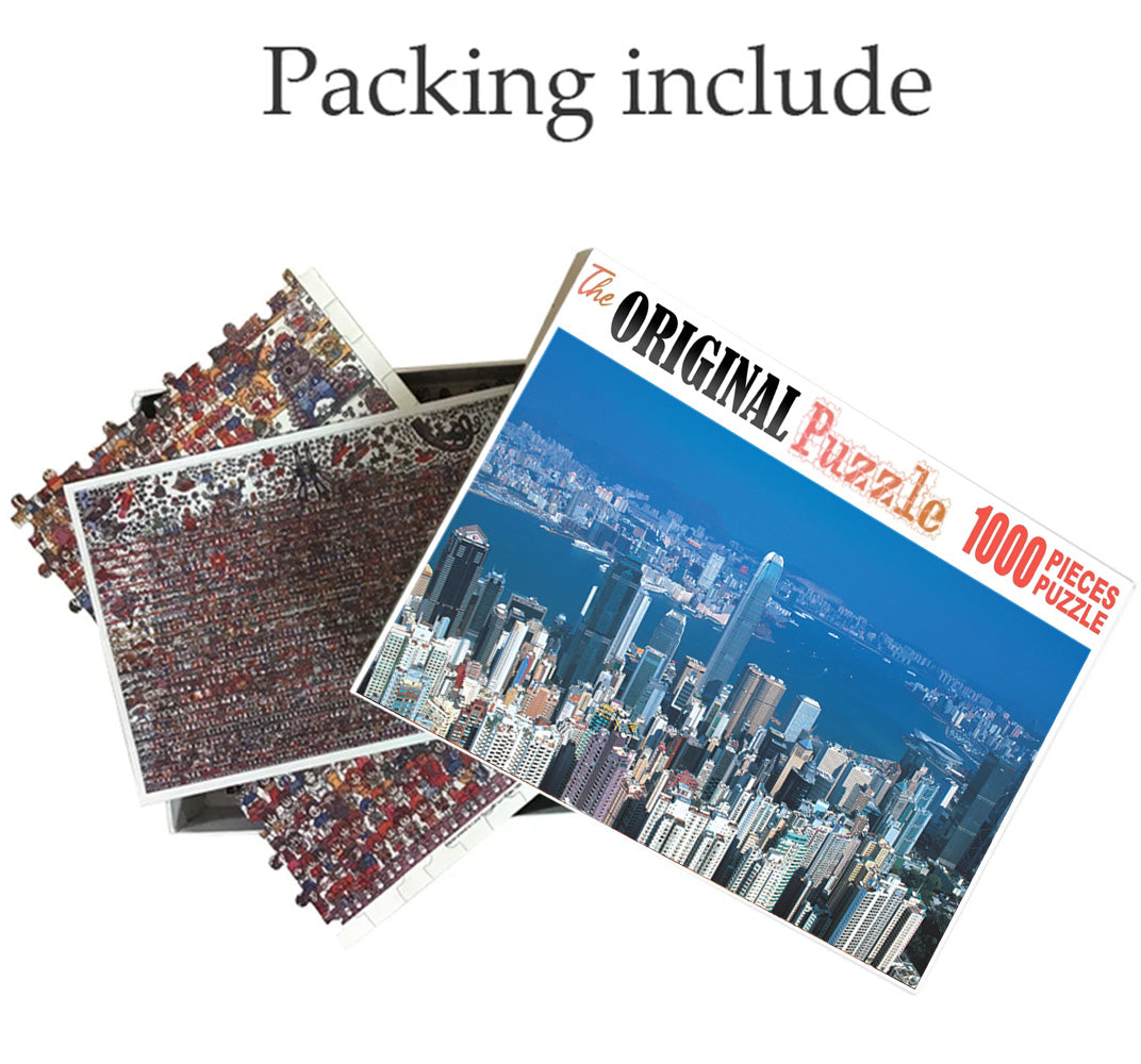 Tallest Building of Dubai is Wooden 1000 Piece Jigsaw Puzzle Toy For Adults and Kids