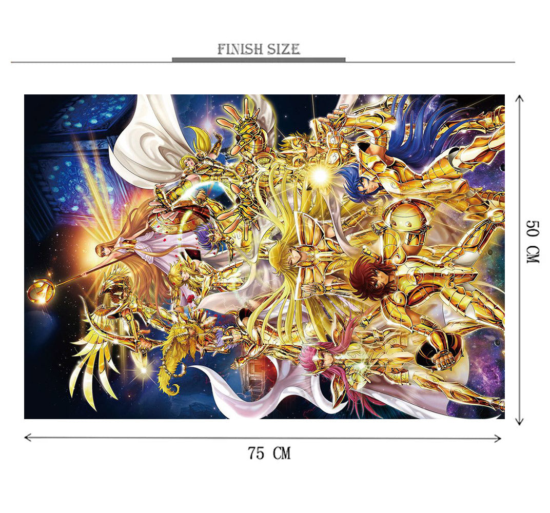 Saint Saiyan Origin is Wooden 1000 Piece Jigsaw Puzzle Toy For Adults and Kids
