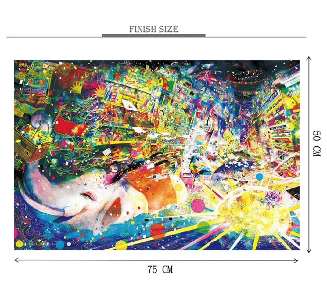 Flood of Dream Wooden 1000 Piece Jigsaw Puzzle Toy For Adults and Kids