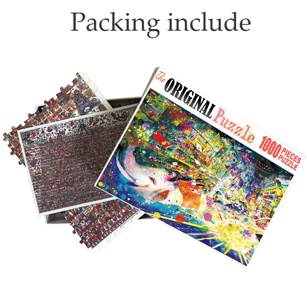 Flood of Dream Wooden 1000 Piece Jigsaw Puzzle Toy For Adults and Kids