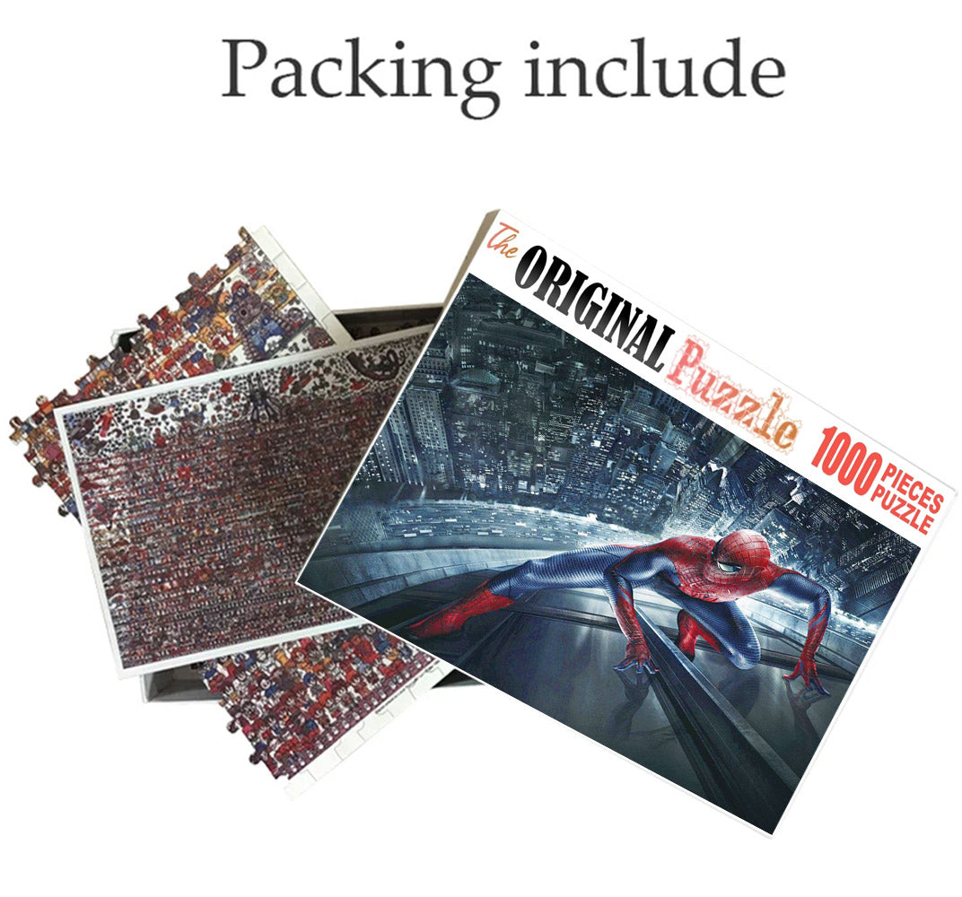 Spider in the Multi Verse is Wooden 1000 Piece Jigsaw Puzzle Toy For Adults and Kids