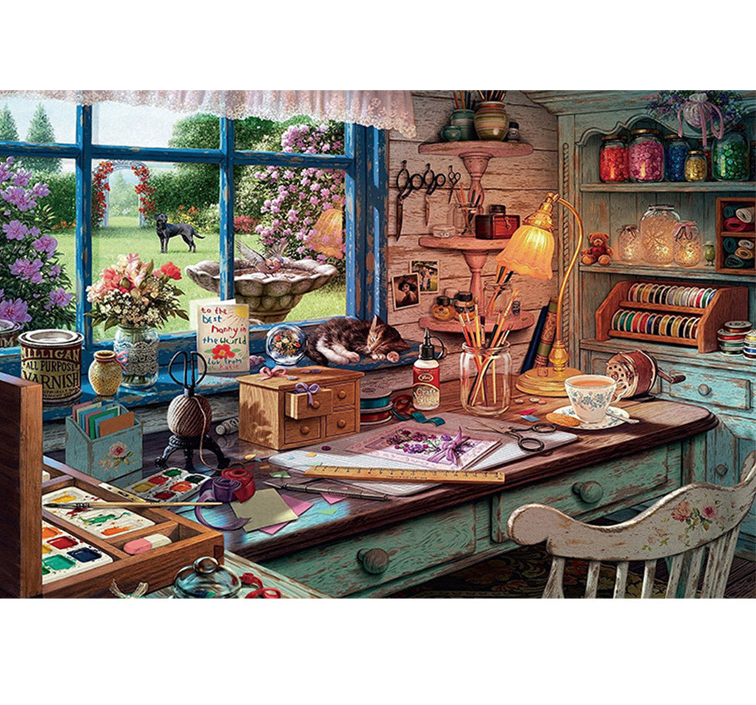 Untidy Room is Wooden 1000 Piece Jigsaw Puzzle Toy For Adults and Kids