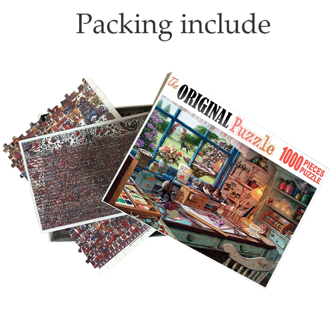 Untidy Room is Wooden 1000 Piece Jigsaw Puzzle Toy For Adults and Kids