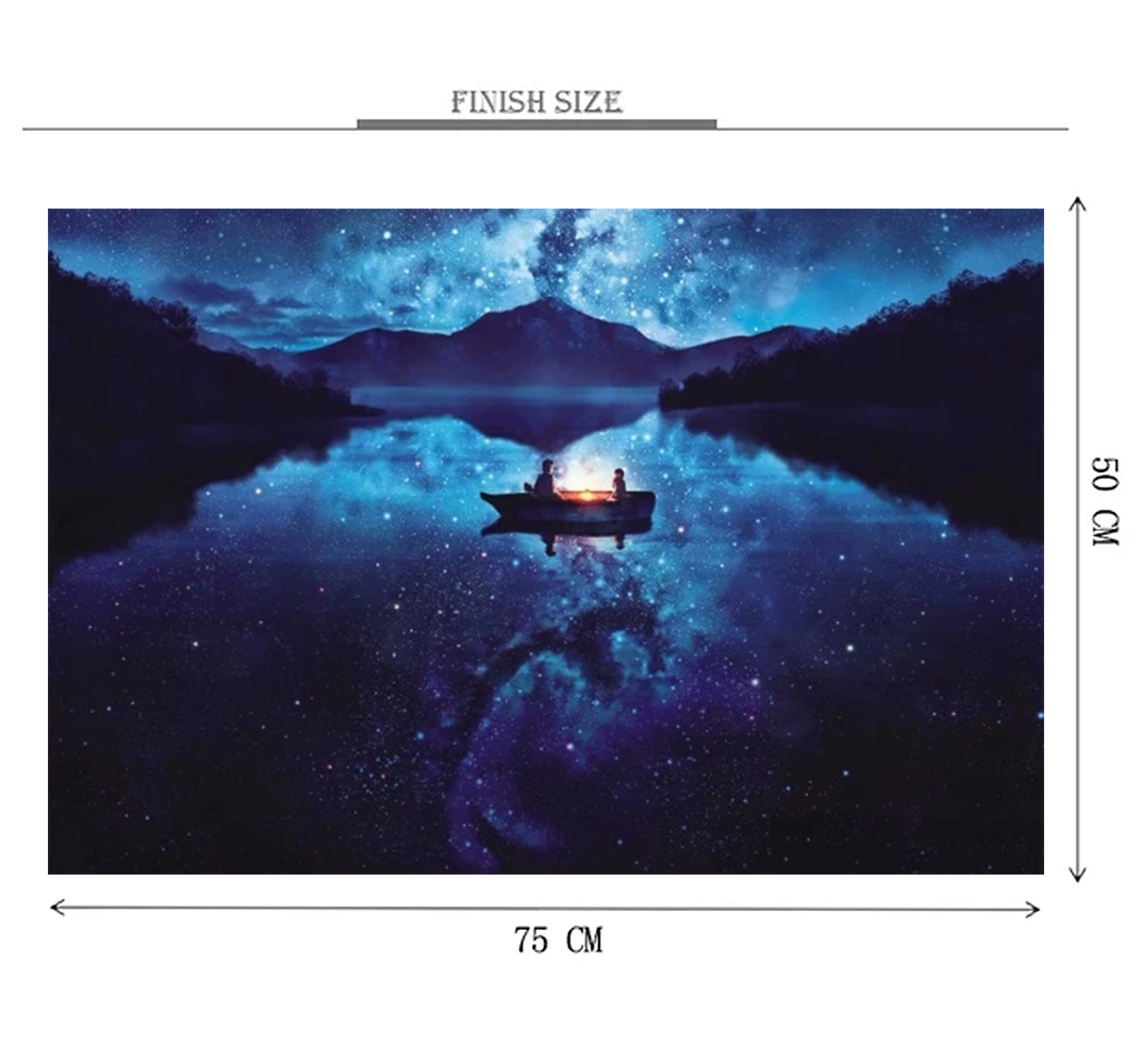 River of Souls Wooden 1000 Piece Jigsaw Puzzle Toy For Adults and Kids