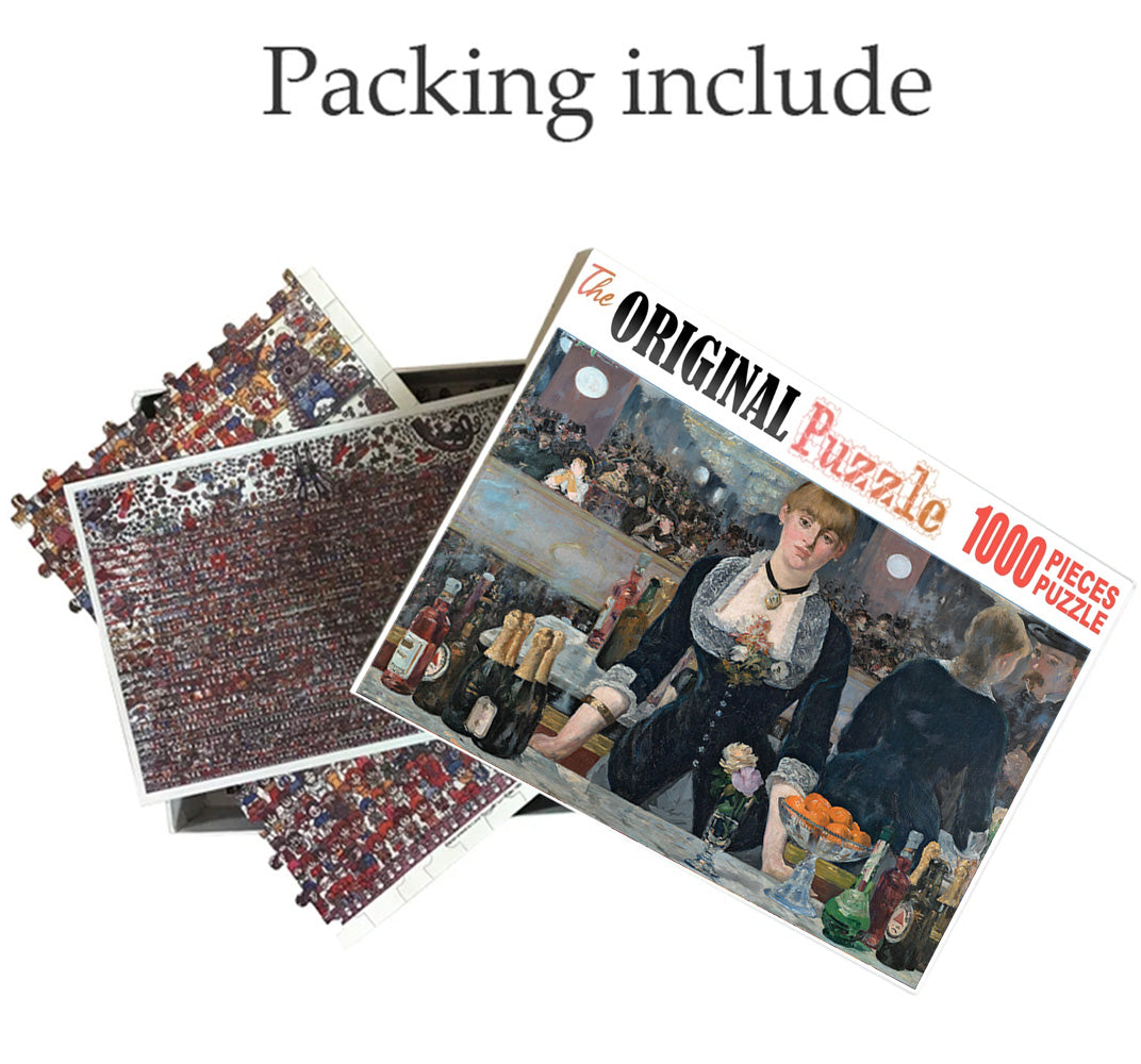 Bartender is Wooden 1000 Piece Jigsaw Puzzle Toy For Adults and Kids