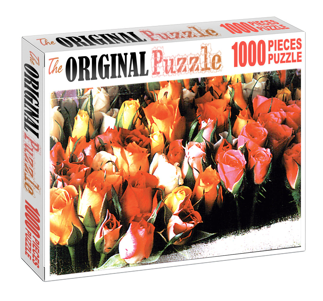 Roses is Wooden 1000 Piece Jigsaw Puzzle Toy For Adults and Kids