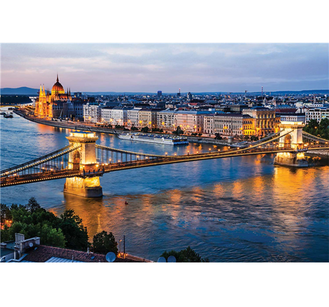 Bridge Lighting is Wooden 1000 Piece Jigsaw Puzzle Toy For Adults and Kids