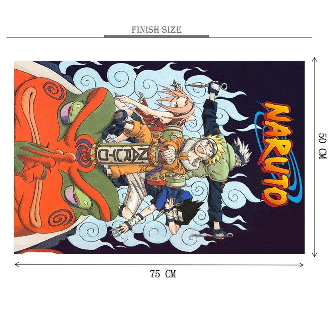 Naruto Frog Demon Wooden 1000 Piece Jigsaw Puzzle Toy For Adults and Kids