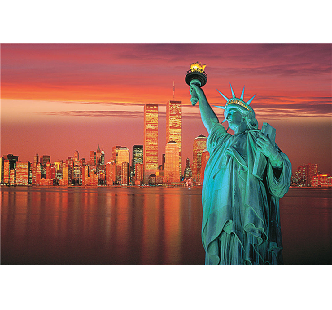 Focusing Trade Centre Building is Wooden 1000 Piece Jigsaw Puzzle Toy For Adults and Kids