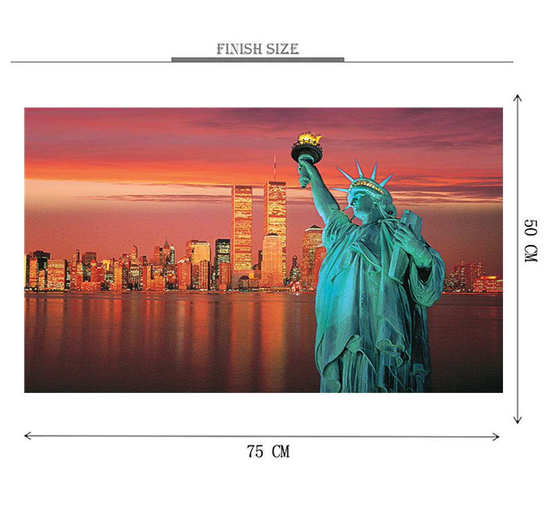 Focusing Trade Centre Building is Wooden 1000 Piece Jigsaw Puzzle Toy For Adults and Kids