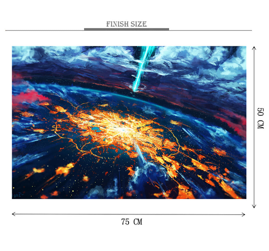 End of the World Wooden 1000 Piece Jigsaw Puzzle Toy For Adults and Kids