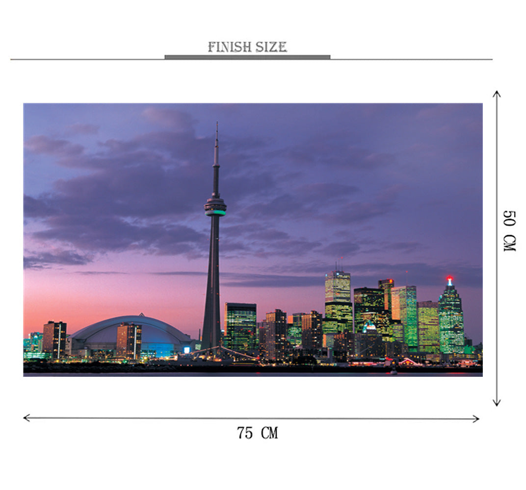 Skyscrapper Dubai is Wooden 1000 Piece Jigsaw Puzzle Toy For Adults and Kids