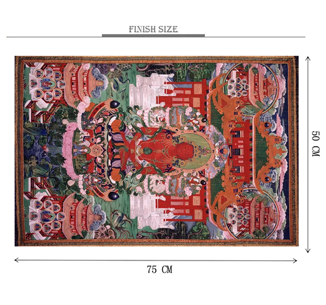 Temple of Buddha Wooden 1000 Piece Jigsaw Puzzle Toy For Adults and Kids