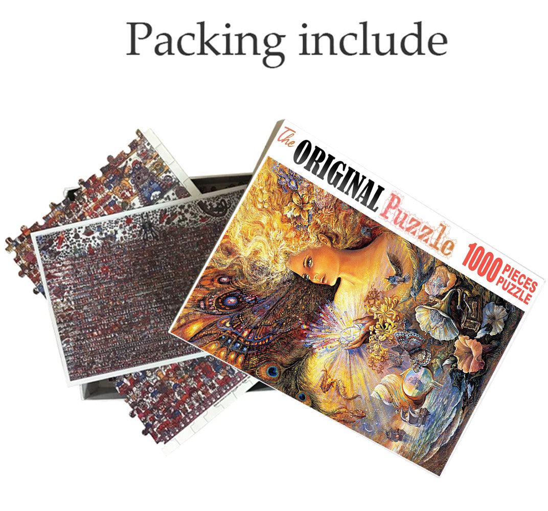 Golden Spirit Wooden 1000 Piece Jigsaw Puzzle Toy For Adults and Kids