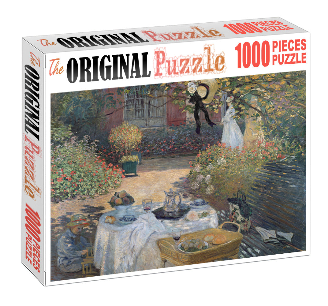 Picnic Table is Wooden 1000 Piece Jigsaw Puzzle Toy For Adults and Kids