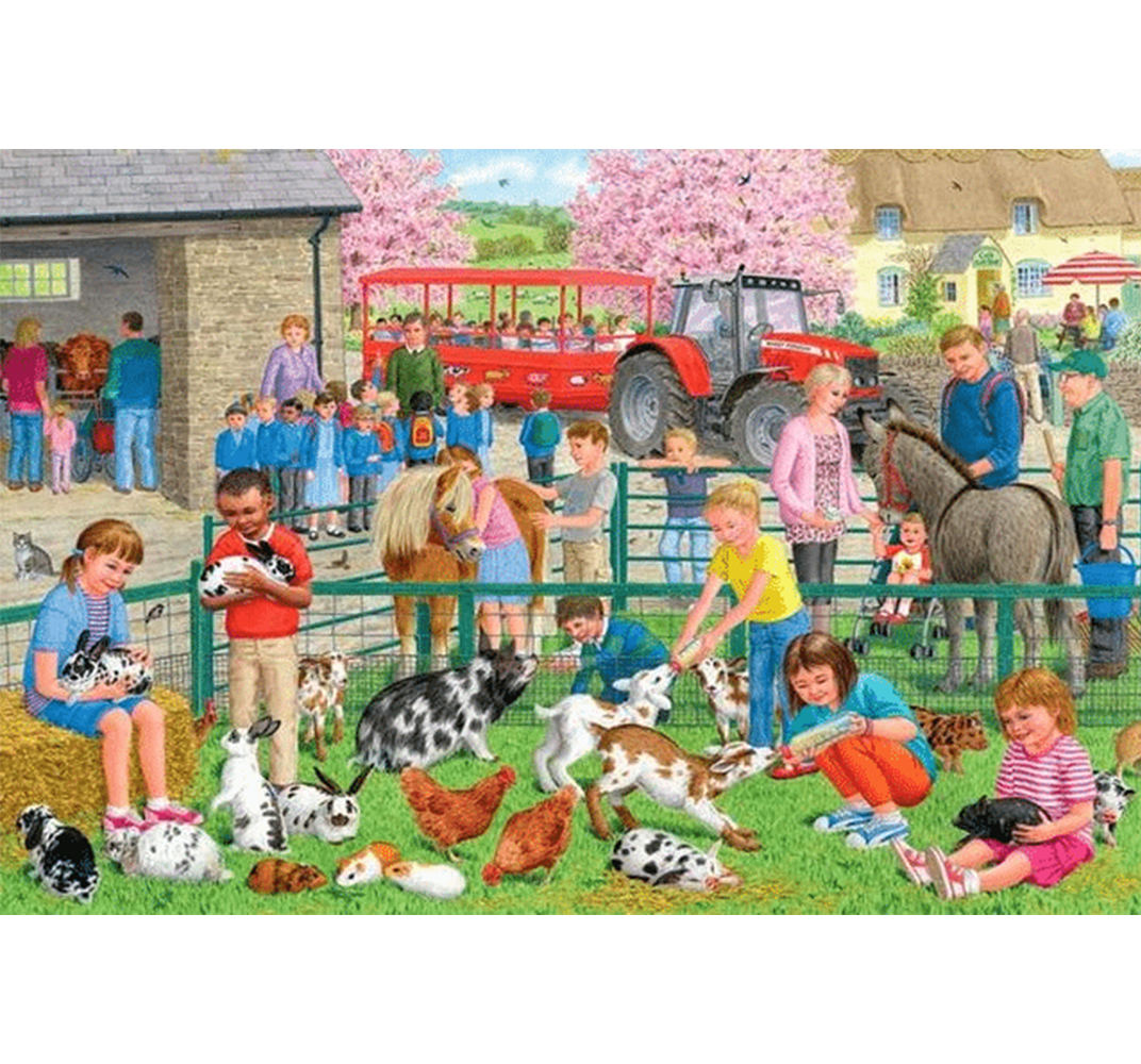 Pet Park for Kids Wooden 1000 Piece Jigsaw Puzzle Toy For Adults and Kids