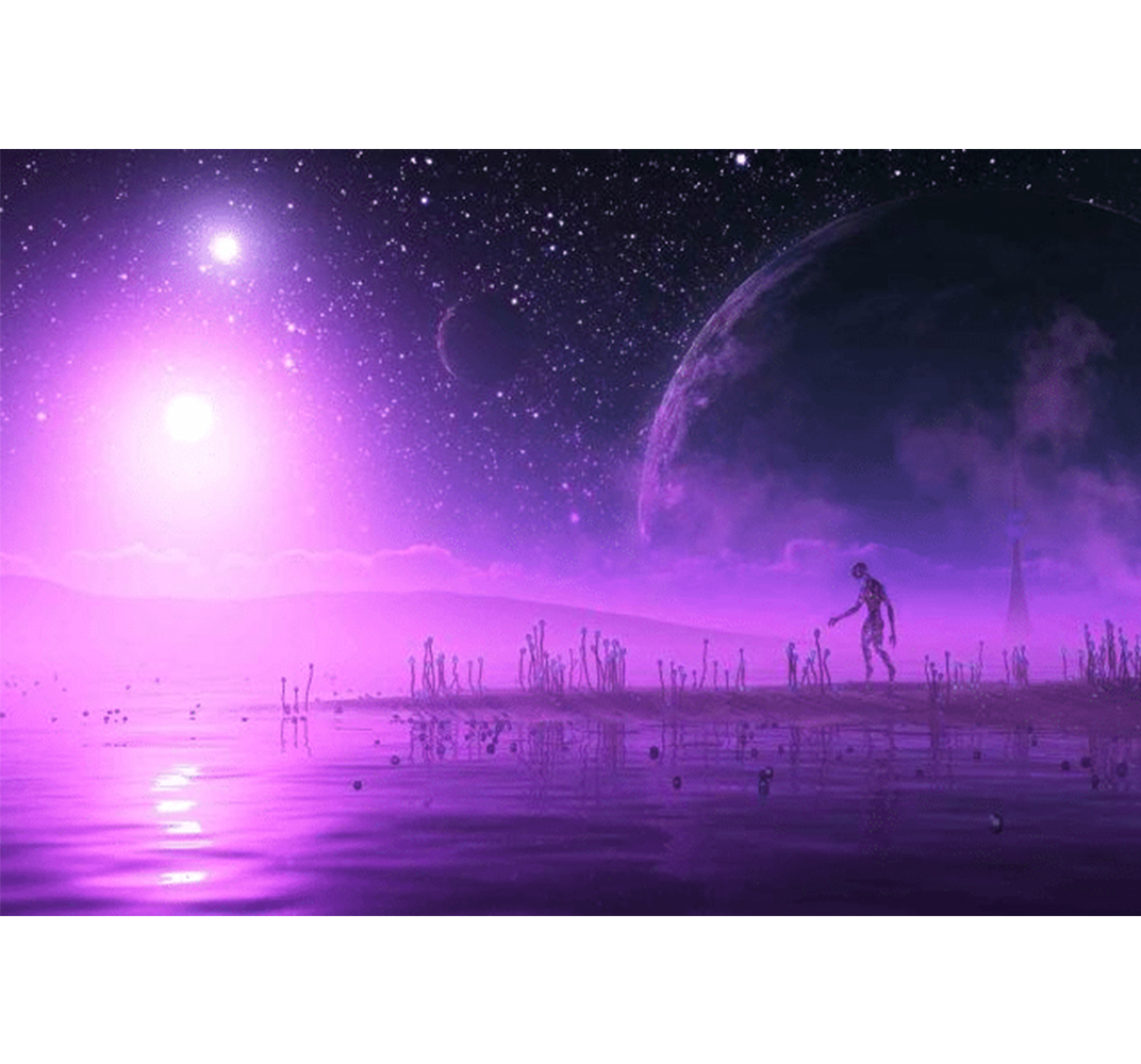 Purple Light of Dead Wooden 1000 Piece Jigsaw Puzzle Toy For Adults and Kids