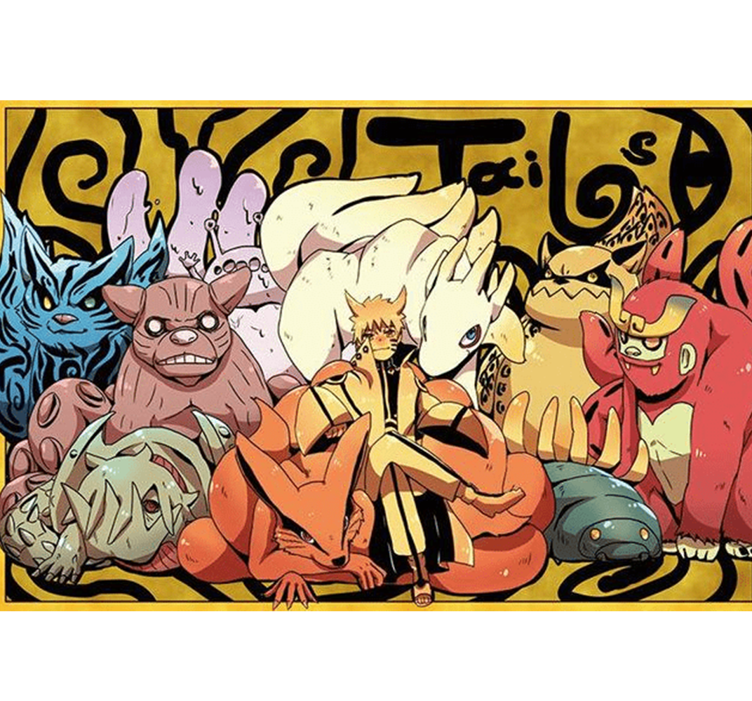 Shinobi Demon Art Wooden 1000 Piece Jigsaw Puzzle Toy For Adults and Kids