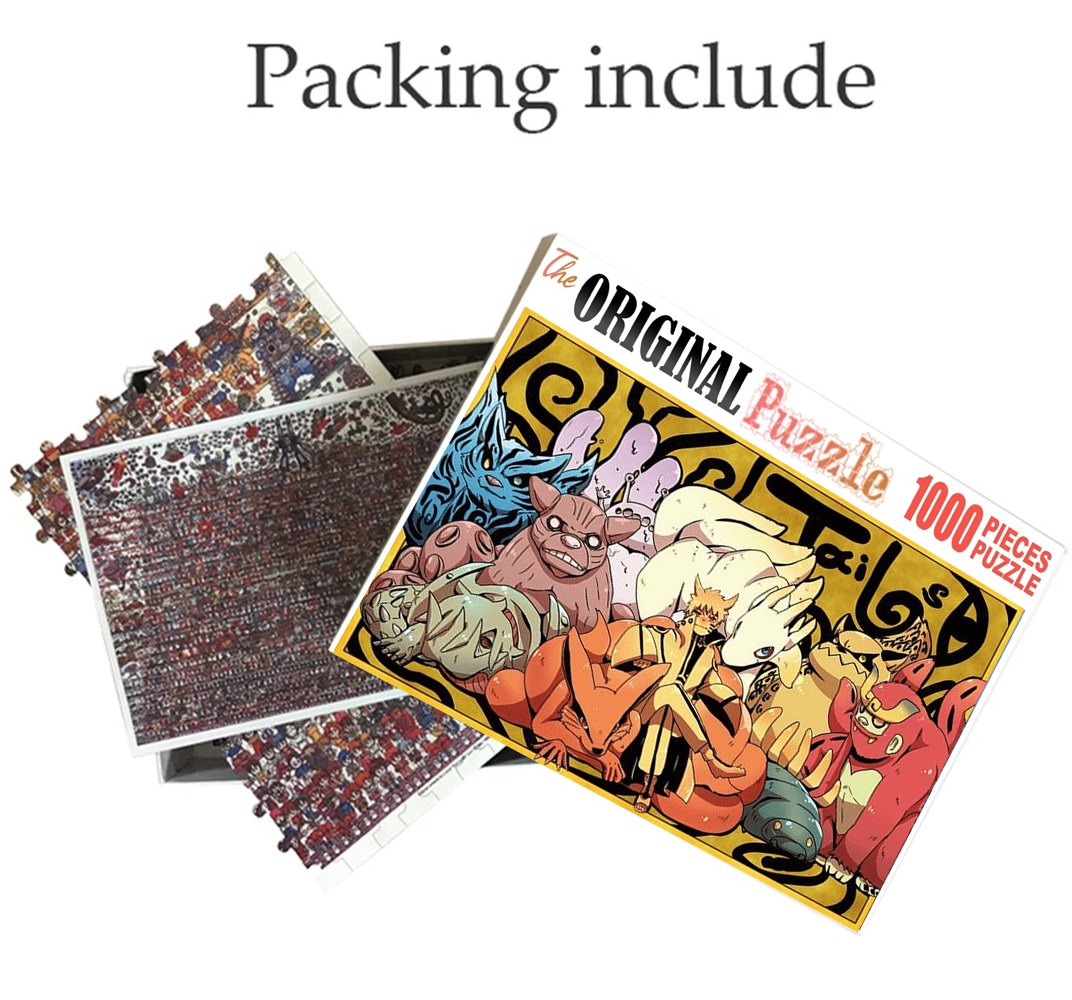 Shinobi Demon Art Wooden 1000 Piece Jigsaw Puzzle Toy For Adults and Kids