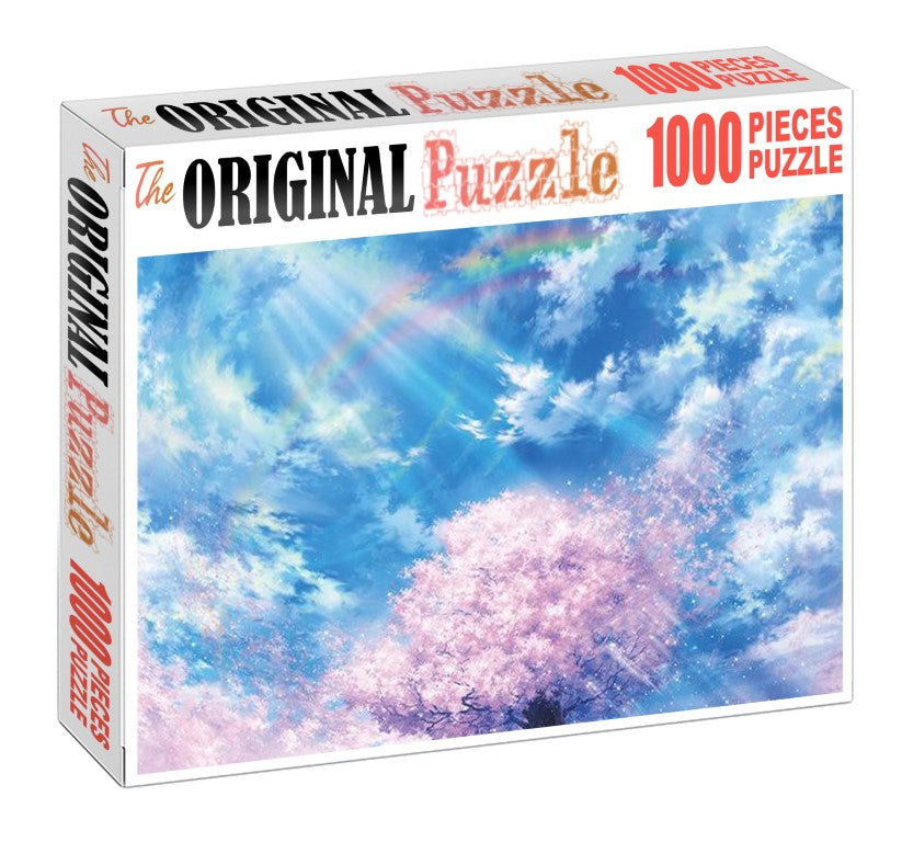 Autumn Rainbow is Wooden 1000 Piece Jigsaw Puzzle Toy For Adults and Kids