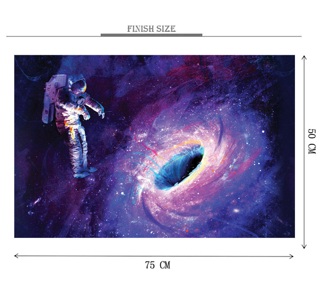 Journey to Black Hole Wooden 1000 Piece Jigsaw Puzzle Toy For Adults and Kids