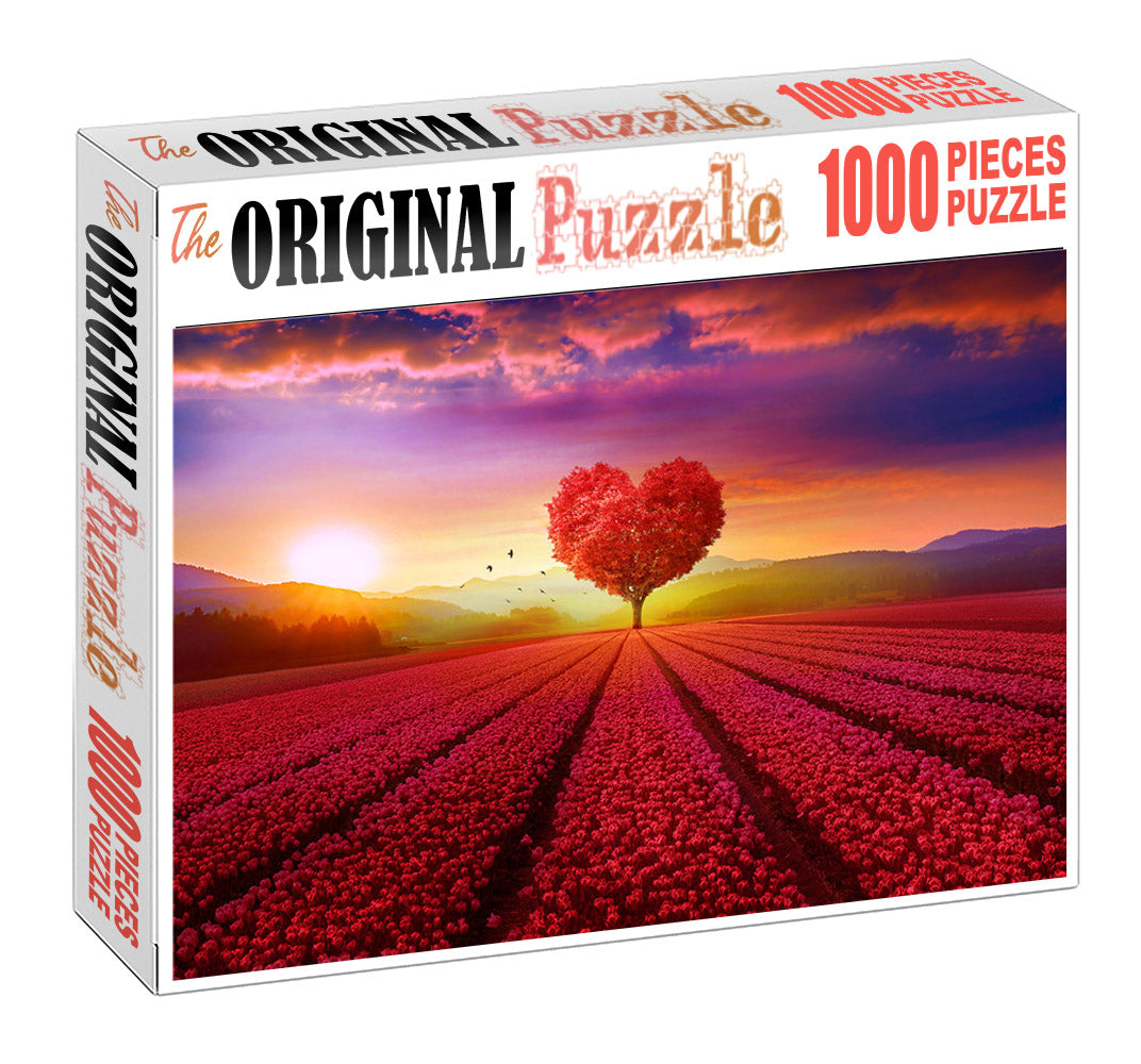 Valley of Love Wooden 1000 Piece Jigsaw Puzzle Toy For Adults and Kids