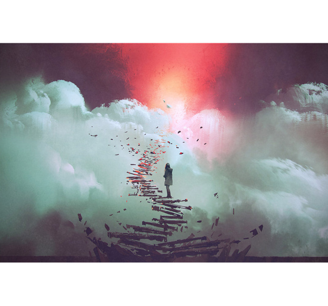 Steps to Eternity Wooden 1000 Piece Jigsaw Puzzle Toy For Adults and Kids