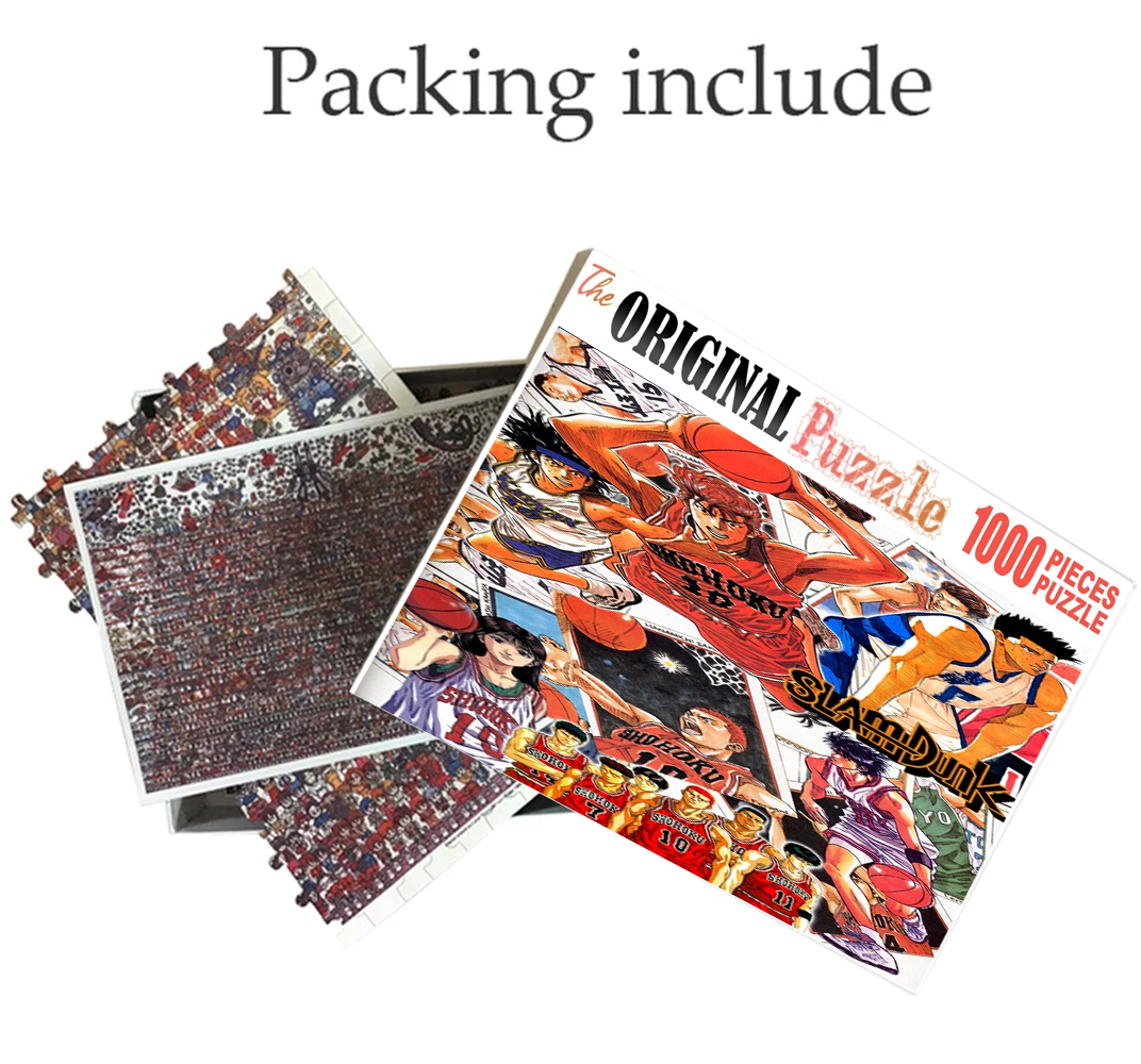 Slam Dun Basketball is Wooden 1000 Piece Jigsaw Puzzle Toy For Adults and Kids