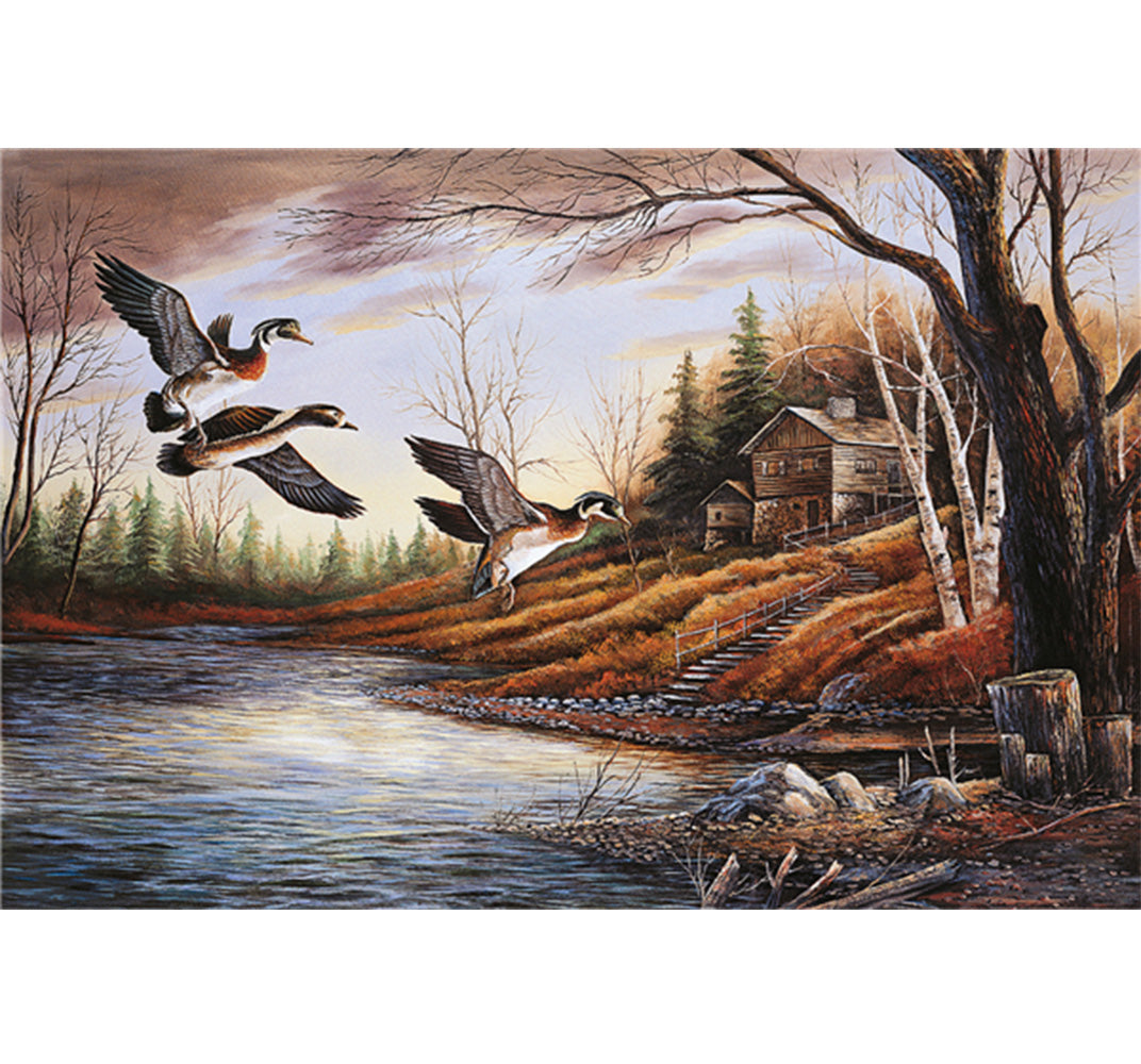 Ducks is Wooden 1000 Piece Jigsaw Puzzle Toy For Adults and Kids
