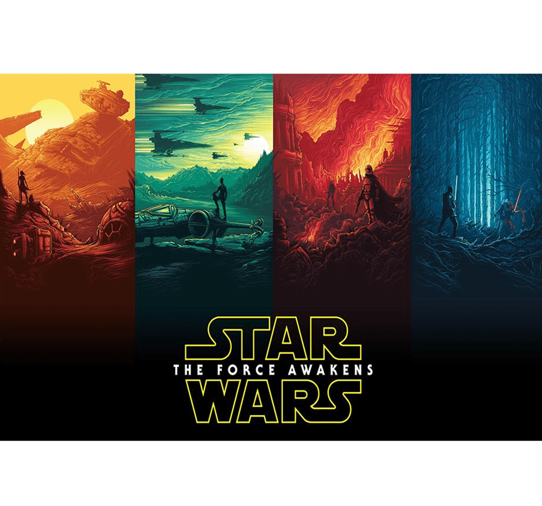 The Force Awakens is Wooden 1000 Piece Jigsaw Puzzle Toy For Adults and Kids