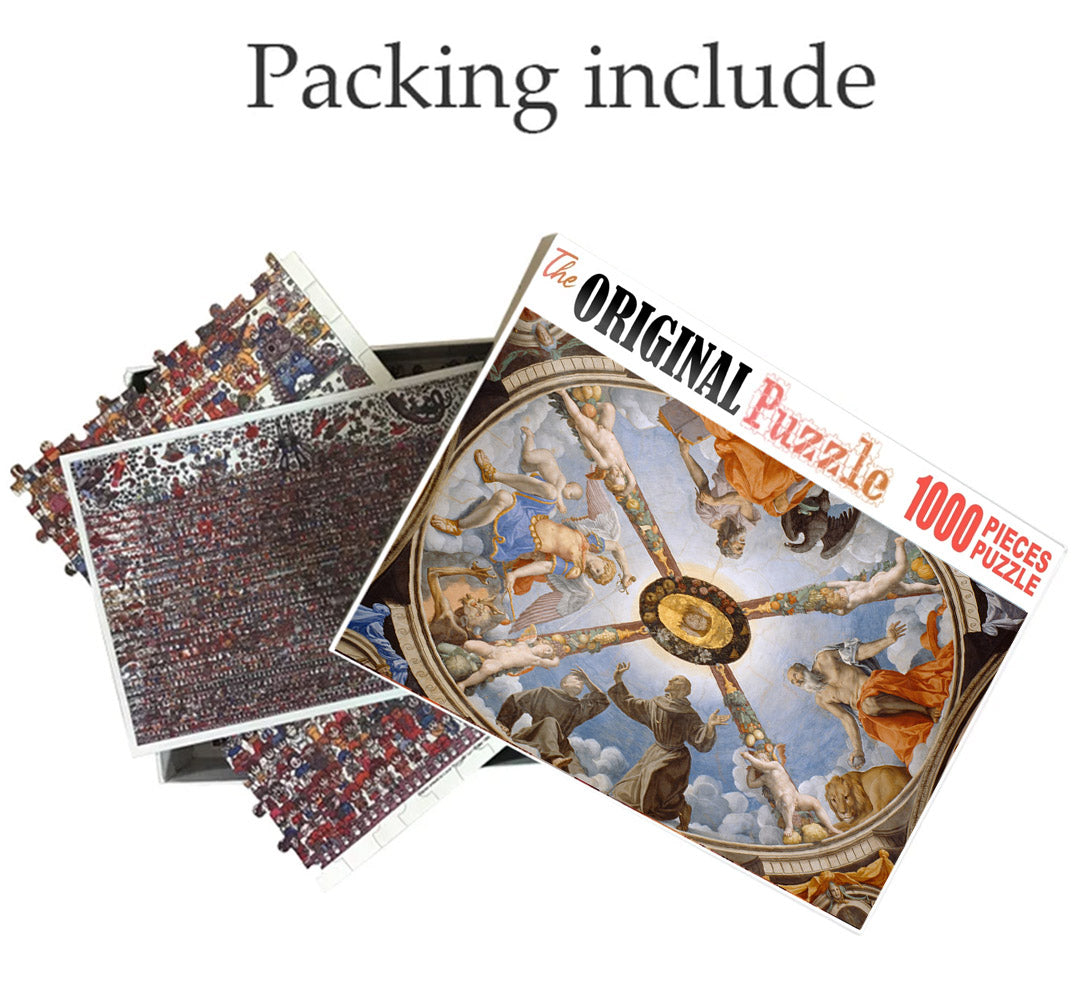 Realm of Saints Wooden 1000 Piece Jigsaw Puzzle Toy For Adults and Kids