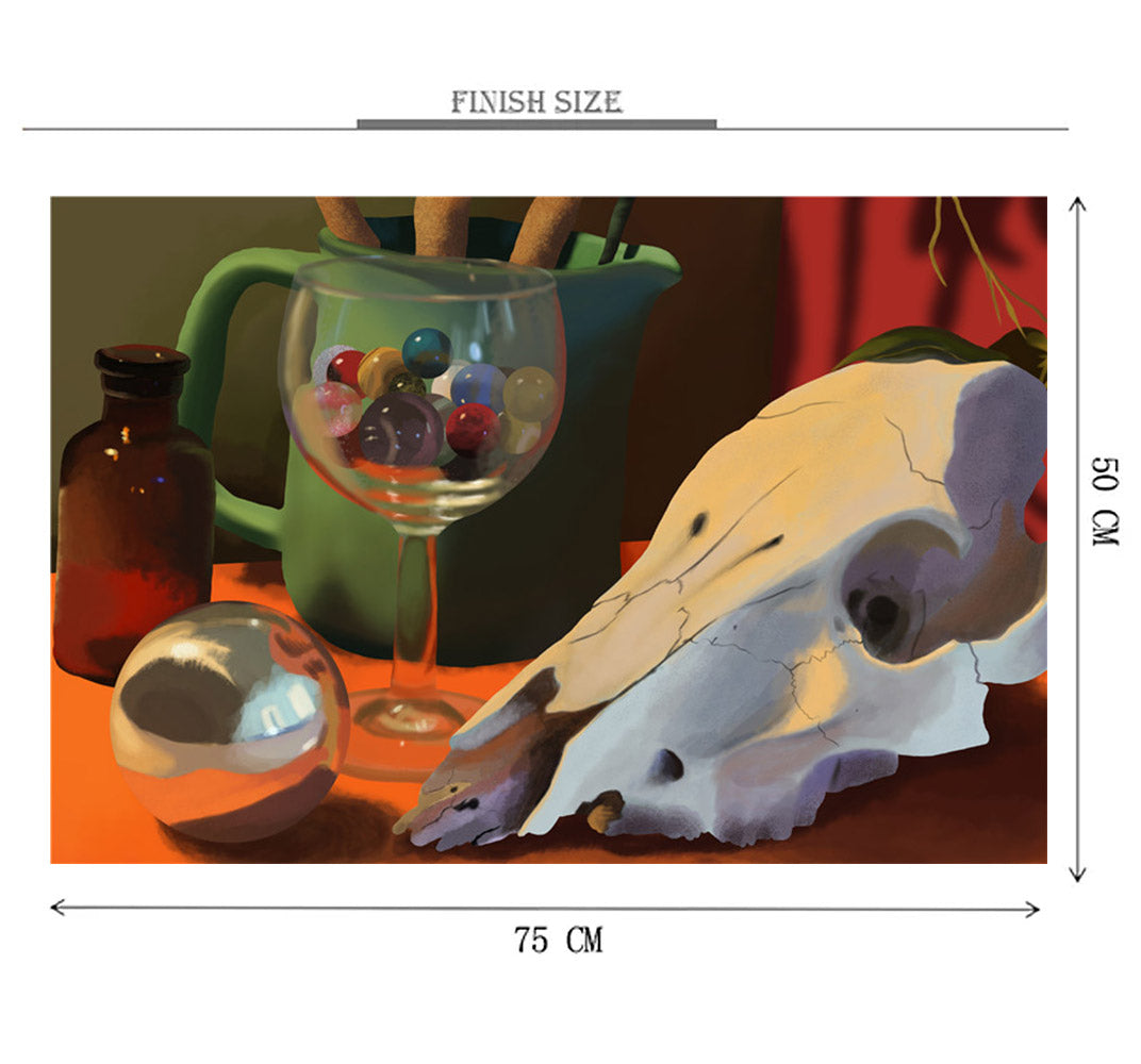 Exo-Skeleton Wooden 1000 Piece Jigsaw Puzzle Toy For Adults and Kids