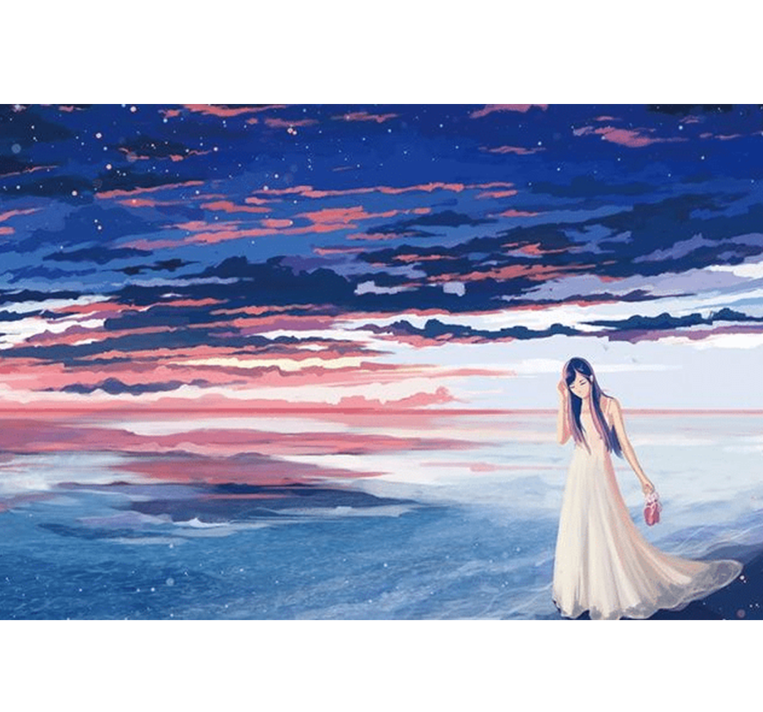 Lonely Girl Wooden 1000 Piece Jigsaw Puzzle Toy For Adults and Kids