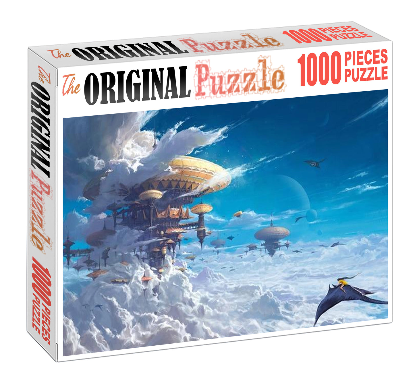 Sky City of Magic Wooden 1000 Piece Jigsaw Puzzle Toy For Adults and Kids