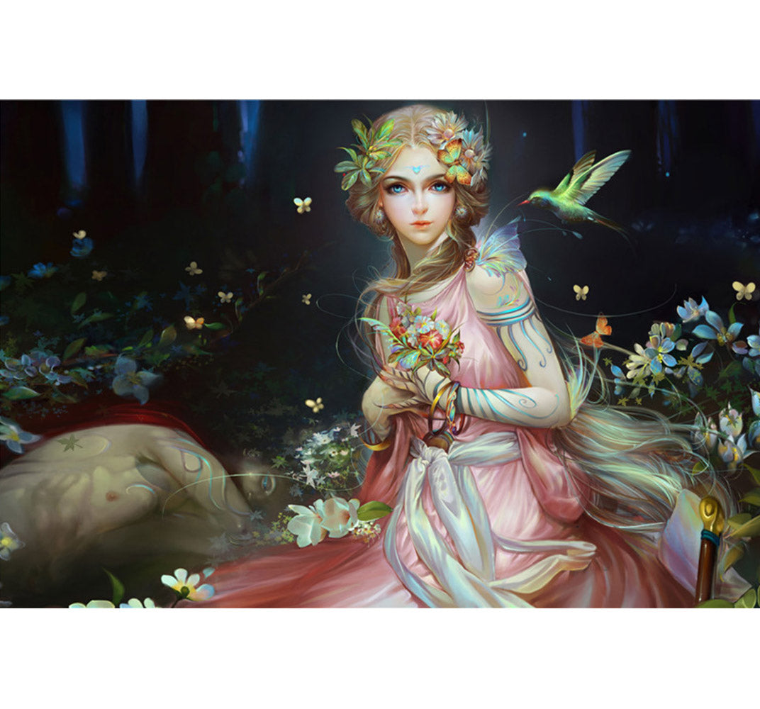 Goddess Earth Wooden 1000 Piece Jigsaw Puzzle Toy For Adults and Kids